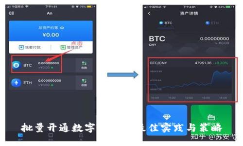 批量开通数字钱包的最佳实践与策略