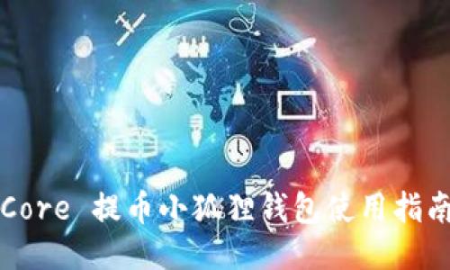Core 提币小狐狸钱包使用指南